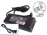 SONY VAIO PCG-8Q7L laptop ac adapter replacement (Input AC 100V-240V; Output DC 19.5V 6.15A 120W)