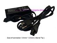 HP Pavilion zv5385ea laptop ac adapter replacement (Input AC 100-240V, Output DC 18.5V 6.5A 120W)