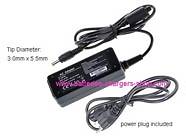 SAMSUNG N310-HAA2US laptop ac adapter replacement (Input: AC 100-240V, Output: DC 19V, 2.1A, 40W, Connector size: 5.5mm * 3.0mm)