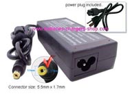 GATEWAY SADP-65KB D laptop ac adapter replacement (Input: AC 100-240V, Output: DC 19V, 3.42A, Power: 65W)