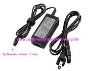 TOSHIBA WT200 laptop ac adapter replacement (Input: AC 100-240V, Output: DC 19V, 1.58A, Power: 30W)