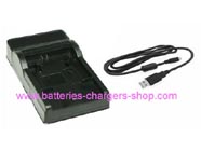 Replacement PANASONIC Lumix DMC-FZ30BB digital camera battery charger