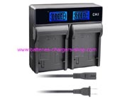 Replacement FUJIFILM GFX100 digital camera battery charger