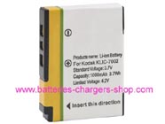 KODAK KLIC-7002 digital camera battery replacement (Li-ion 1000mAh)