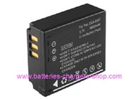 PANASONIC DMW-BCD10 digital camera battery replacement (Li-ion 1800mAh)