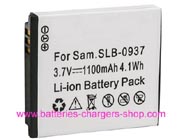 SAMSUNG SLB-0937 digital camera battery replacement (Li-ion 1100mAh)