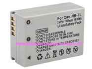 CANON PowerShot G10 IS digital camera battery replacement (Li-ion 1900mAh)