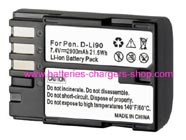PENTAX K-5 digital camera battery replacement (Li-ion 2900mAh)