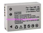 CANON PowerShot G1 X digital camera battery replacement (li-ion 1400mAh)