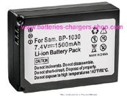 SAMSUNG BP1030 digital camera battery replacement (Li-ion 1500mAh)