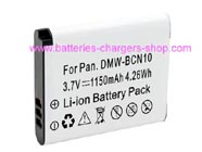 PANASONIC DMW-BCN10 digital camera battery replacement (Li-ion 1150mAh)