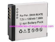 PANASONIC DMW-BLH7 digital camera battery replacement (Li-ion 1050mAh)