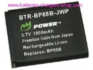 SAMSUNG EC-MV900FBPBUS digital camera battery replacement (Li-ion 1000mAh)