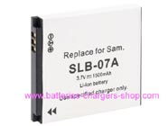 SAMSUNG SLB-07 digital camera battery replacement (Li-ion 1500mAh)