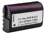 PANASONIC Lumix DC-S5 digital camera battery replacement (Li-ion 2200mAh)