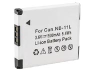 CANON Ixy 210 10X Is Compact digital camera battery replacement (Li-ion 1500mAh)