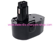 BLACK & DECKER CRS144 power tool battery (cordless drill battery) replacement (Ni-Cd 1500mAh)