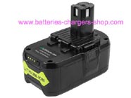RYOBI RB18L25 power tool battery (cordless drill battery) replacement (Li-ion 6000mAh)