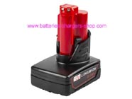 MILWAUKEE C12 B power tool (cordless drill) battery - Li-ion 6000mAh