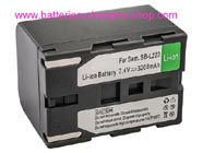 SAMSUNG SB-LS110 camcorder battery - Li-ion 3200mAh