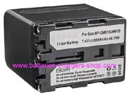 SONY NP-QM91 camcorder battery/ prof. camcorder battery replacement (Li-ion 5500mAh)