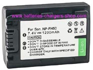 SONY NP-FH50 camcorder battery - Li-ion 1200mAh