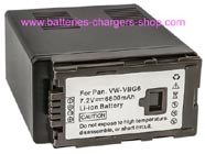 PANASONIC SDR-H50 camcorder battery - Li-ion 6800mAh