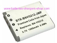 JVC BN-VG212 camcorder battery/ prof. camcorder battery replacement (Li-ion 1500mAh)