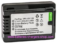PANASONIC HC-V130K camcorder battery/ prof. camcorder battery replacement (Li-ion 1250mAh)
