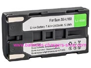 SAMSUNG SC-L700/XAX camcorder battery - Li-ion 2400mAh